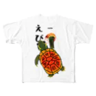 316(MIHIRO)のおやつちょうだい エビ フルグラフィックTシャツ