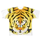 SHOP味み suzuri店の虎 All-Over Print T-Shirt