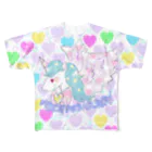 MELTY SUGAR POPのMELTY SUGAR POPユニコーン All-Over Print T-Shirt