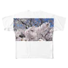 臥龍の桜2 フルグラフィックTシャツ