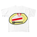 ゆきやのケーキパンダ フルグラフィックTシャツ