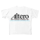 Altero_Custom_GuitarsのAltero Custom Guitars02（淡色向け） All-Over Print T-Shirt