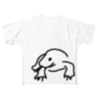 いきものや のの(本館)のでかいコモドドラゴン フルグラフィックTシャツ