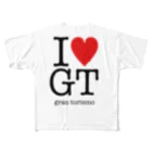 ひげもじやのGT 【グランツーリスモ】 フルグラフィックTシャツ