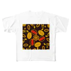 pastelia　shopの秋のアーモンド前夜祭‥Autumnalmondfestival☕ All-Over Print T-Shirt