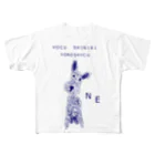 NIKORASU GOのユーモアデザイン「新入り」 All-Over Print T-Shirt