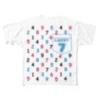 キッズモード某の数字柄 All-Over Print T-Shirt