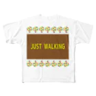 フォーヴァのJUST WALKING フルグラフィックTシャツ