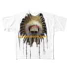 Blessing From The SunのRespect Native Sprits All-Over Print T-Shirt