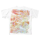 COULEUR PECOE（クルールペコ）のさくらいろの龍02 All-Over Print T-Shirt