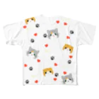 ねこの家のMIi&Rex All-Over Print T-Shirt