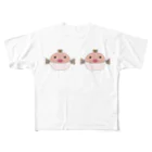 釣果係イラストshopのSEXY FUGU-セクシーフグさん All-Over Print T-Shirt