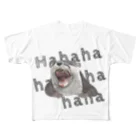 いきもの大好き！ほほえみフレンズのカワウソの大笑い フルグラフィックTシャツ