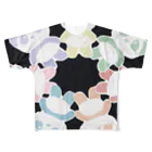 イエローパンダ スマイルのイエローパンダとなかまたち All-Over Print T-Shirt