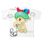 SANのたまのりくん All-Over Print T-Shirt