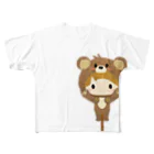 nogi's shopの着ぐるみシリーズ(森のくまさん) All-Over Print T-Shirt