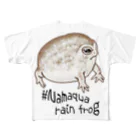 LalaHangeulのNamaqua rain frog(なまかふくらがえる) 英語バージョン All-Over Print T-Shirt