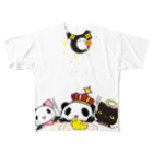 [ E+ ] SHOPの王様ぱんだ。ハロウィン。 フルグラフィックTシャツ