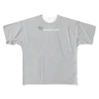 エダマメトイチのトイプードルのエダマメトイチtwo-tone フルグラフィックTシャツ