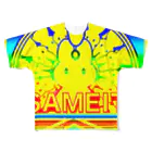 ✨🌈✨ユラクラカン🇯🇵 ✨🌈✨の🌟🌈USAMEITA! rainbow🌟yellow gold🌈🌟 フルグラフィックTシャツ