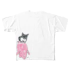 CUROGNACの100nyansplus5_moanarani フルグラフィックTシャツ