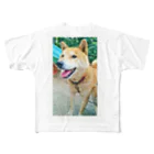 ゆずの柴犬ライチ⑤ フルグラフィックTシャツ