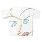 ピザたべたいのらくがき フルグラフィックTシャツ