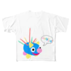 タエラウェポンの紙粘土のハリネズミくん フルグラフィックTシャツ