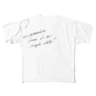 トミナガの相変わらず強引Tシャツ白 All-Over Print T-Shirt