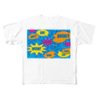 フォーヴァのコミックBLUE All-Over Print T-Shirt