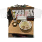 実食ラーメンのTシャツ屋さんの大田区蒲田にあるラーメン屋さんのTシャツ All-Over Print T-Shirt :back