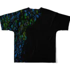 HIDEPAINT　SUZURI店の夜 All-Over Print T-Shirt :back