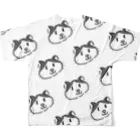 ネクストのきゅるるん猫　総柄 All-Over Print T-Shirt :back