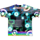 まさかのさむかわのインターネット有名人 フルグラフィックTシャツの背面