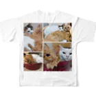 9catsのTeam和室♡ All-Over Print T-Shirt :back