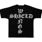 SHIELD WINGSのShield Wings All-Over Print T-Shirt :back