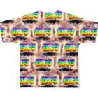 まさかのさむかわのやっぱり豚肉 All-Over Print T-Shirt :back