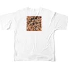 あゆのしおやきの赤飯 All-Over Print T-Shirt :back