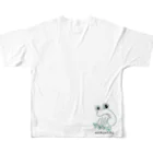 けけけのかえるケロケロ All-Over Print T-Shirt :back