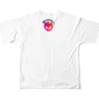 SHOP#696の蟹狩りtシャツcolor.A フルグラフィックTシャツの背面