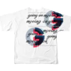 gm shopのGOフルグラフィックTシャツ All-Over Print T-Shirt :back