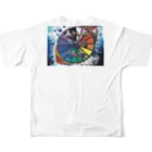 AkironBoy's_Shopのアモイ✖︎バンド　【Xiamen Band】 フルグラフィックTシャツの背面