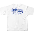 ミックスジュースのBig Eyes  All-Over Print T-Shirt :back