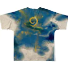 瞑書家　好朶かおりのŚiva All-Over Print T-Shirt :back