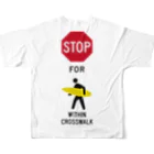 boldandnewのstop for surfer_No.003_fC フルグラフィックTシャツの背面