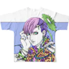 SHINN.U ONLINEのMIRU All-Over Print T-Shirt :back