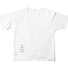 saru_pontaのBLUESKY All-Over Print T-Shirt :back
