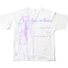 Mugi-saxのKaku- no Bouken (背面カラー) All-Over Print T-Shirt :back