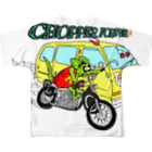 chopperrrのRAD CHOPPER フルグラフィックTシャツの背面