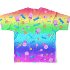 Zzのデコラファッションの女の子 All-Over Print T-Shirt :back